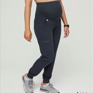 Figs Zamora xsmall maternity black jogger bottoms